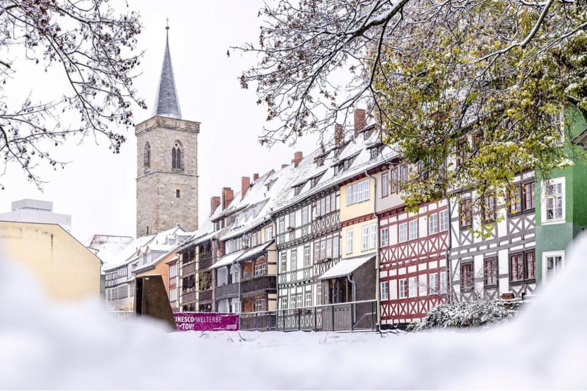 -Apartment Am Luisenpark-Perfekte Lage Im Gruenen Fuer Ihren Aufenthalt Erfurt Ngoại thất bức ảnh